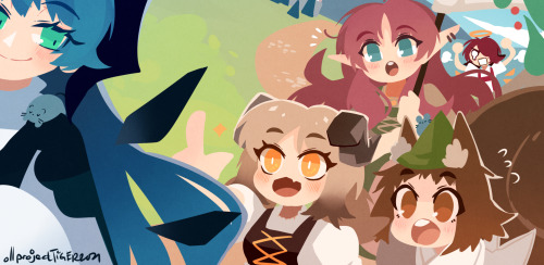 Day 3017 - 26 January 2021Preview for Phantasm: an Arknights Fairy Tale zine !!.//projectTiGER