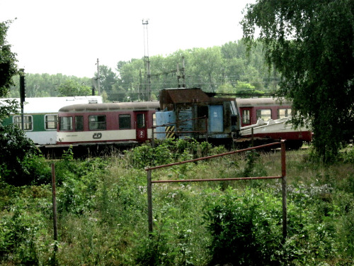 old trains in Chomutov