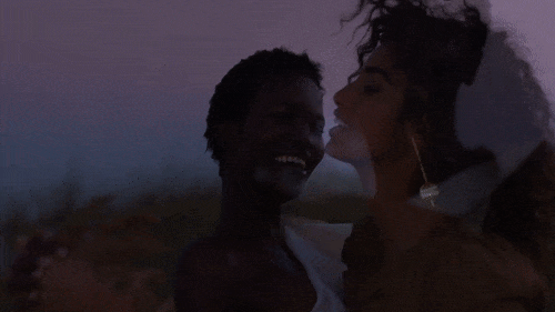 imaanhammamofficial:Imaan Hammam and Aamito Lagum behind the scenes of Allure Magazine