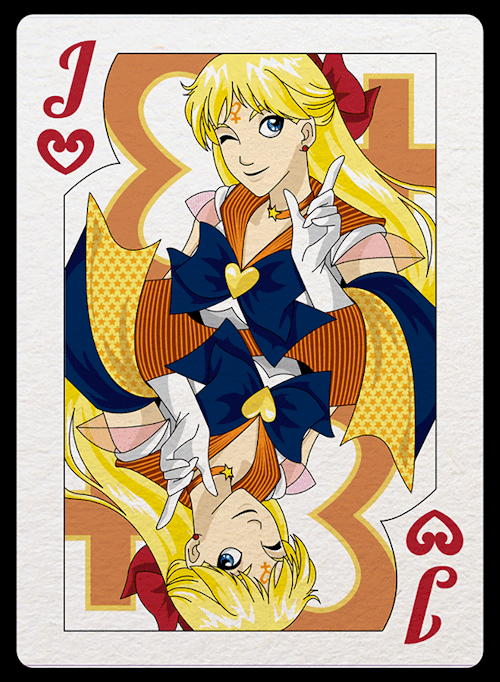 sorenkalla:  Hey everyone!  I haven’t been active on tumblr for a while; the holidays got busy! But I did spend a lot of time revising most of my sailor moon playing cards. I tend to have a lot of “artist blindness”; basically I don’t really
