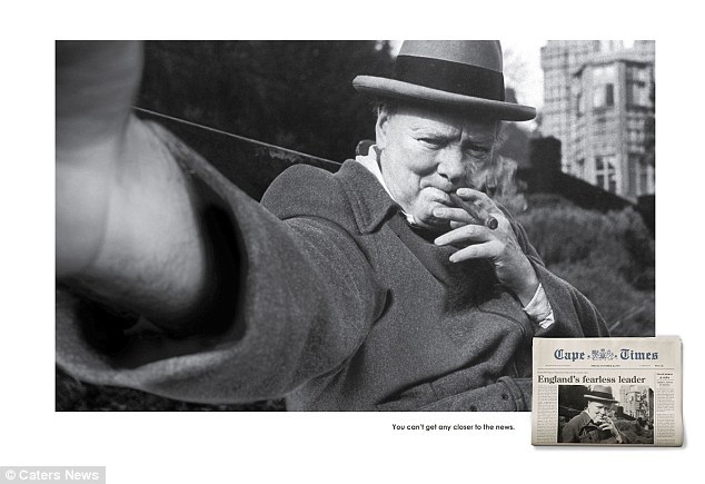 heyfunniest:  Iconic images re-imagined for fascinating South African ad campaign.