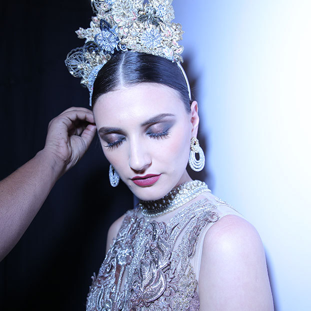 maccosmetics:  Backstage at Rimple Narula &amp; Soltee by Sulakshana, India Couture