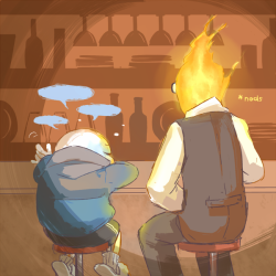 klenzer:grillby doesn’t talk much but I’m sure he’s a good listener