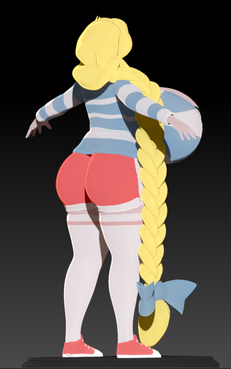 vaultofawurdyburd:Commissioned for a base model and a new pose for @theycallhimcake Can I order a 3d printing of that?