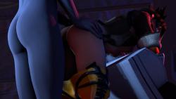 fappersum:  Tracer pulling a quickie before