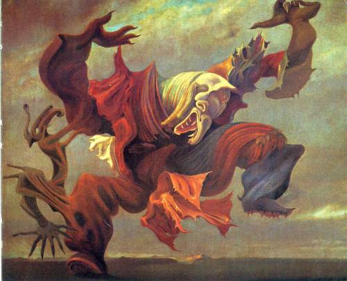 The Angel of the Home, or the Triumph of Surrealism, Max Ernst, 1937