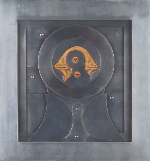 Thomas Chimes (1921-2009) — Untitled   (mixed media, metal box construction, 1969)