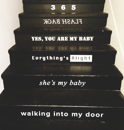 krismebaek-blog:EXO’s lyric stair