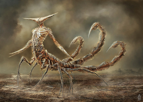 Creepy Zodiac Monsters by Damon Hellandbrand