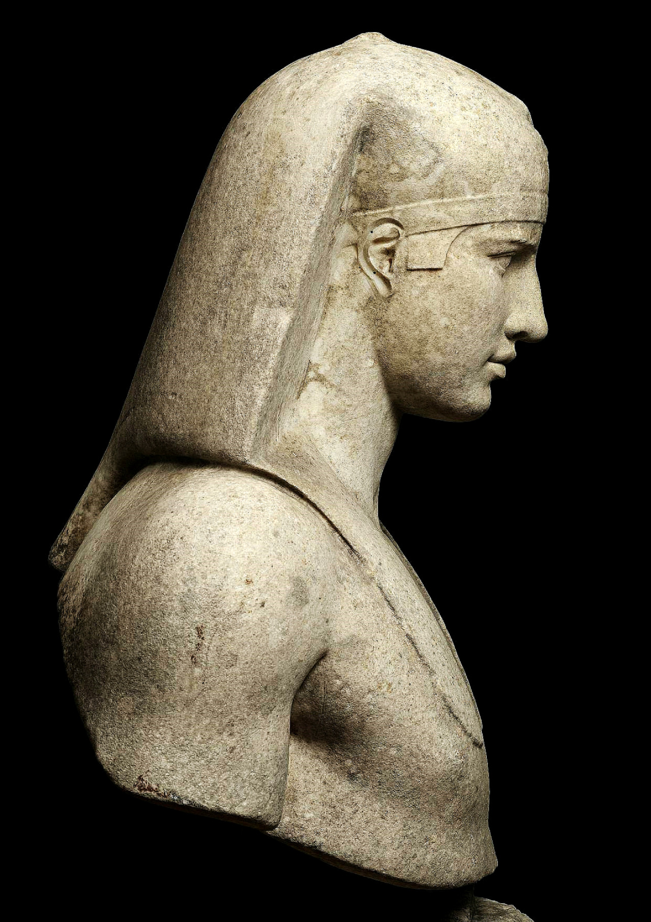 hadrian6:  Roman Bust of Antinous - Osiris.  130-138 A.D.from the collection of