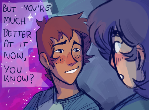 lavenderdreamer13:hi, can I get some more of uhhhhh mutual comfort Klance in season 4?