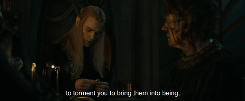 No Words. Just No Words. Sauron Tried To Gaslight Celebrimbor, But Celebrimbor Gagged Him So Hard.