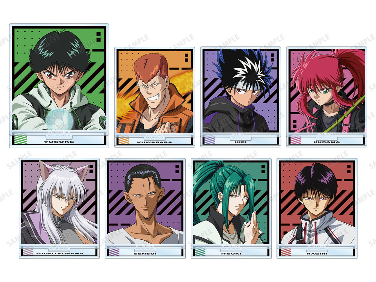 Yu Yu Hakusho Chacracters Kanji Art Print by S-Class Weirdos