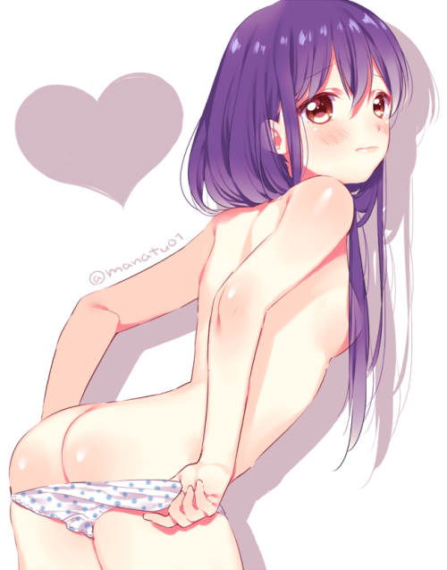 wanwan7:  着替え中や行為中で半脱ぎ状態の女の子のエロ画像 