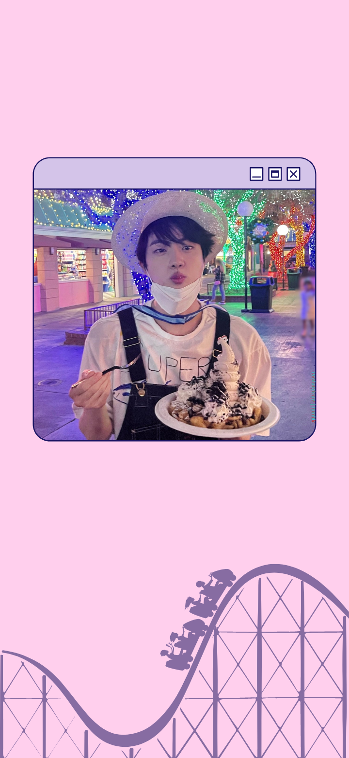 Special Set Of Wallpapers Celebrating Jin's Birthday.