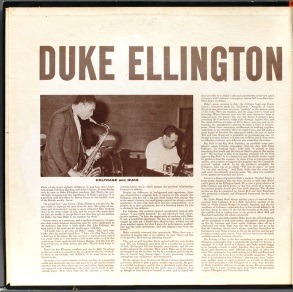 themaninthegreenshirt:  Duke Ellington & John Coltrane [1963] Impulse! Duke Ellington - piano John Coltrane - tenor / soprano saxophone Jimmy Garrison / Aaron Bell - bass  Elvin Jones / Sam Woodyard - drums http://www.youtube.com/watch?v=sCQfTNOC5aE