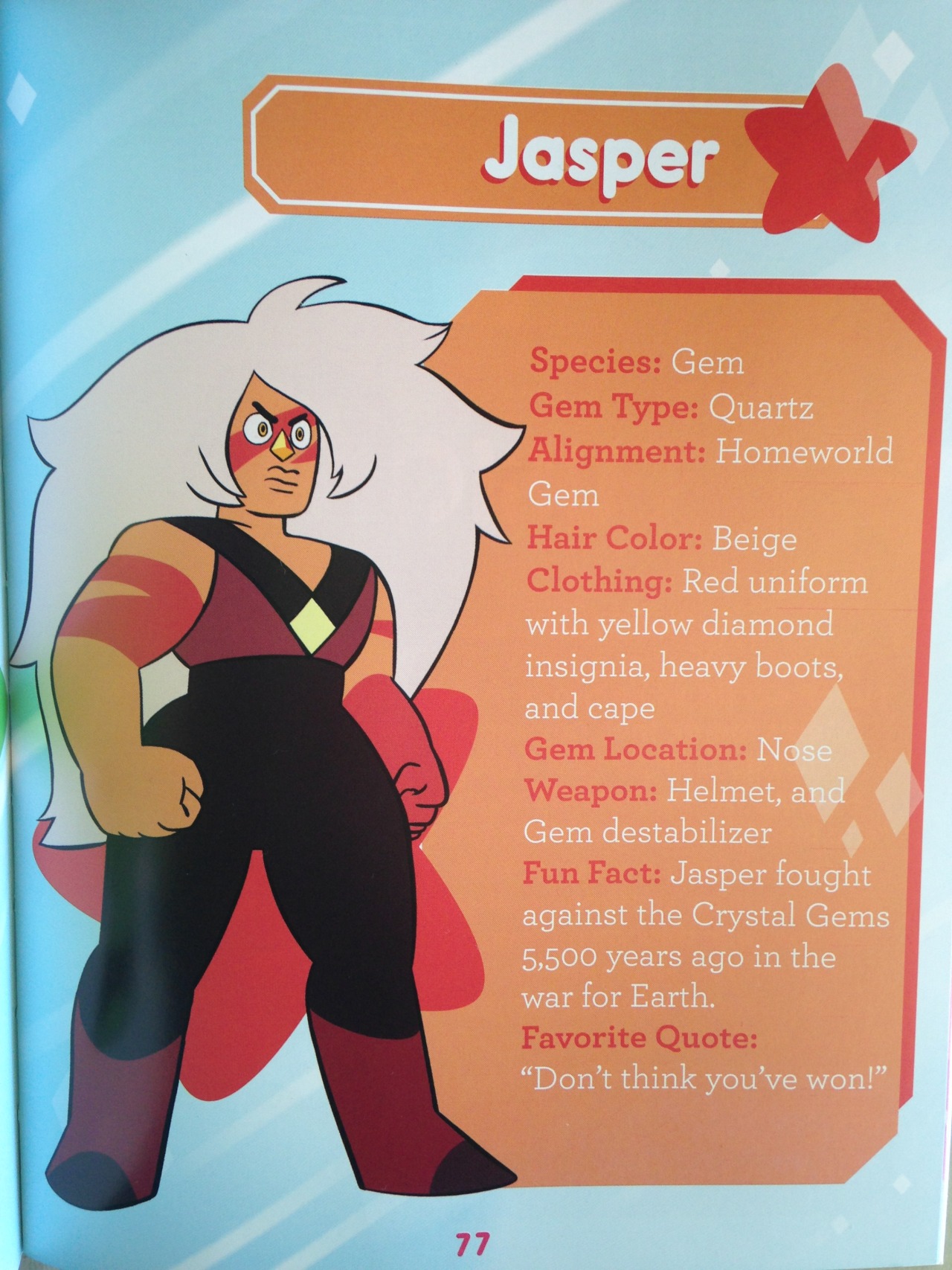rataplani:      Here you go! (Reminder to all that Guide to the Crystal Gems is released