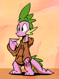 Some Other Stream Doodles From Last Night! Wanted To Try Some Teen/Older Spike In
