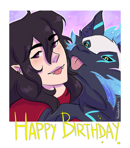 reindeerene: Birthday boi and his doggo  Instagram | Commissions info