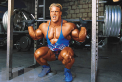 Jay Cutler showing how leg day is done.