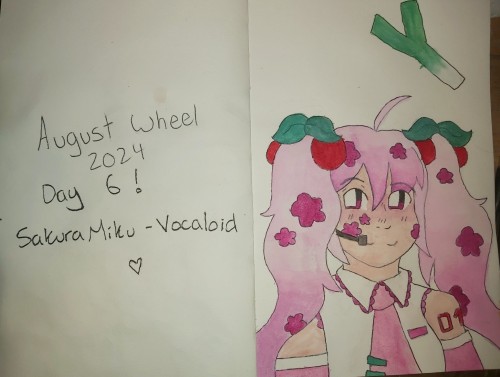 Day 6 Of The August Wheel! Today Is Sakura Miku!