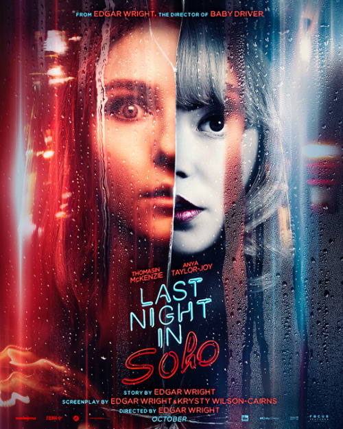 Official poster for Last Night in Soho (2021), dir. Edgar Wright