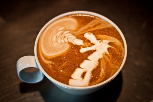 coffeenotes:A Cup of Fire-Breathing Dragon by jrobblee on Flickr.