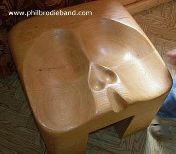 Scottish Bar Stool, for Kilts hahah!