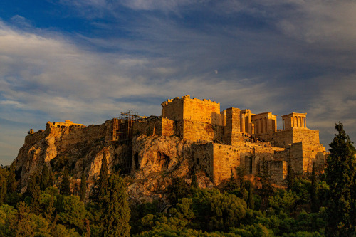 The Acropolis at sunset - Athens, November 2019photo by nature-hiking