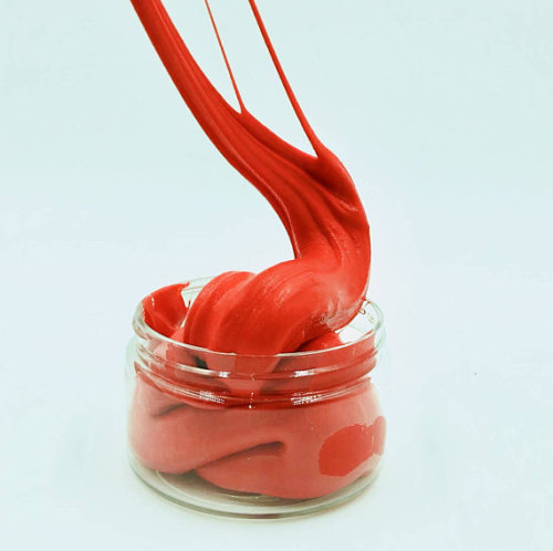 Red Velvet Butter Slime //SlimeByQweenCrafts