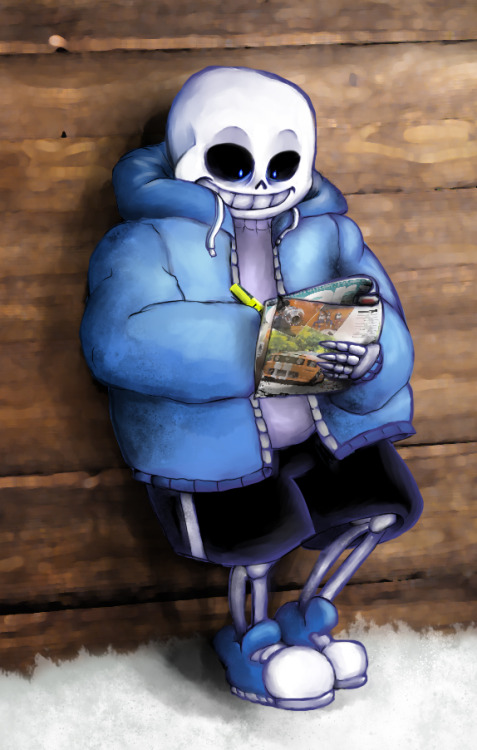 fighteramy: *Sans is a sentry.*But don’t let his title make you think he does anything.*Everyo