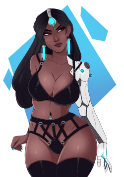 lady-amaranthine: Symmetra for my Overwatch