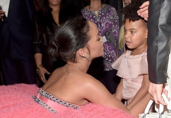 rihannainfinity:  February 8: Rihanna and Blue Ivy the 57th annual GRAMMY Awards