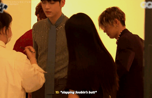 openingsequences:  yeonjun once again being obsessed with soobin’s butt