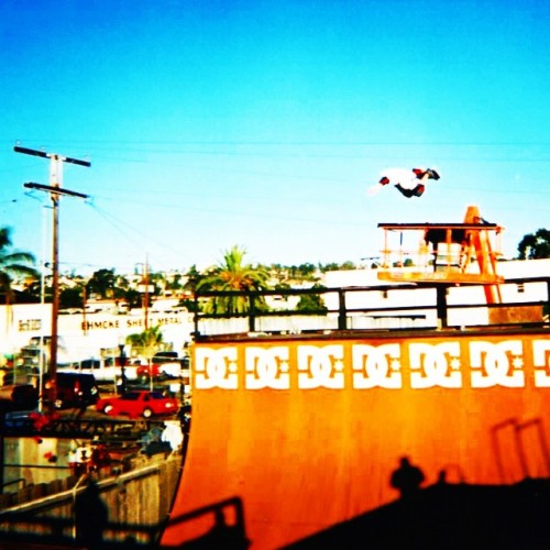 Back around 2002 @dannyway set up a mega quarter pipe in SD . I was lucky enough to ride it a few days with @colinmckay @tonyhawk @wolfmate holy shit was it scary to roll in from the top on your first couple rides .. I did nt make anything to get...