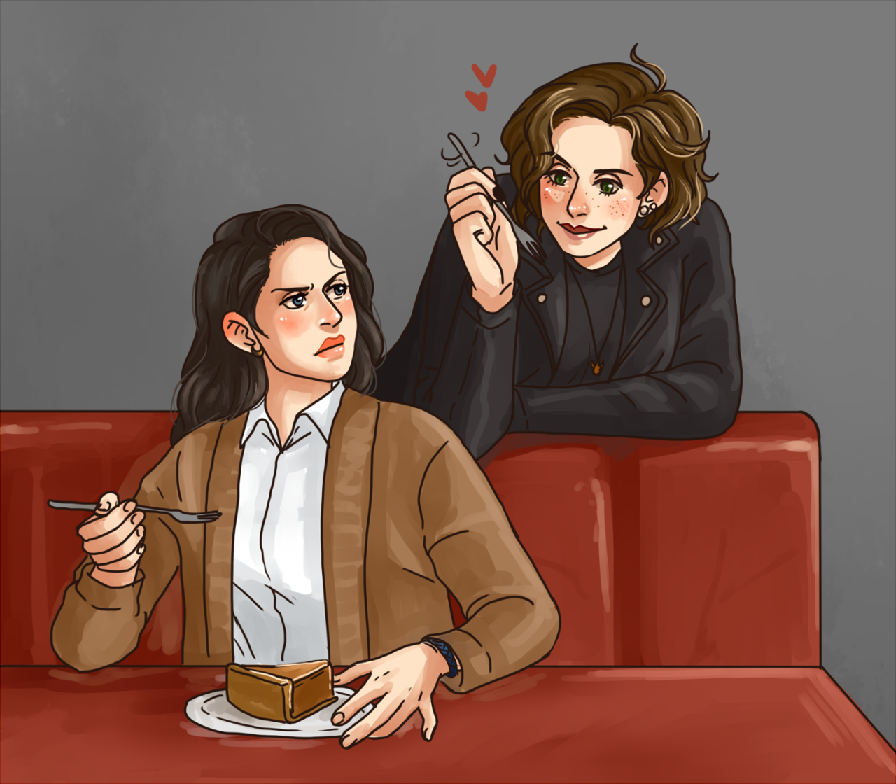 Fem!Dean and male!Cas fanart by screamingromeo. I've been looking for art  images like this for likea year. It's hard to find this gender-pairing  in fan-art : r/fandomnatural