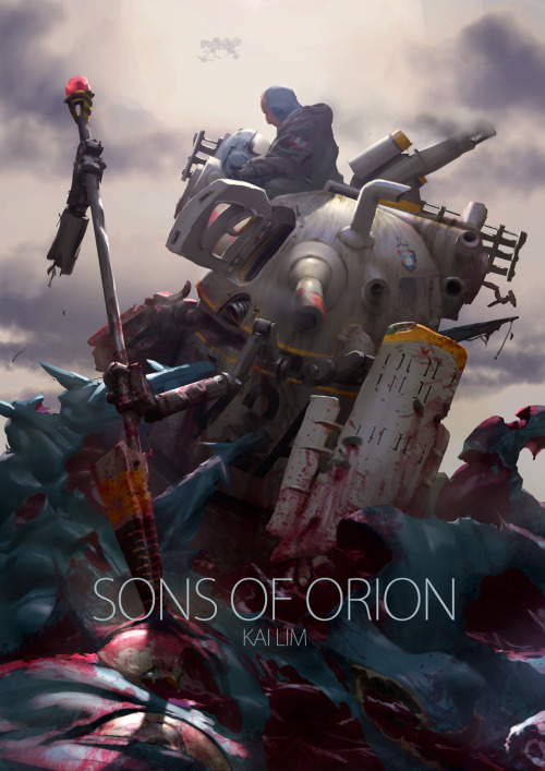 SONS OF ORION by ukitakumuki / Kai Lim.More robots here.