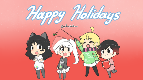 pocket-penny:  pocket-penny:  From the love and passion of Pocket-Penny! I hope you guys have a happy holidays!   Evening Holiday Cheer! 