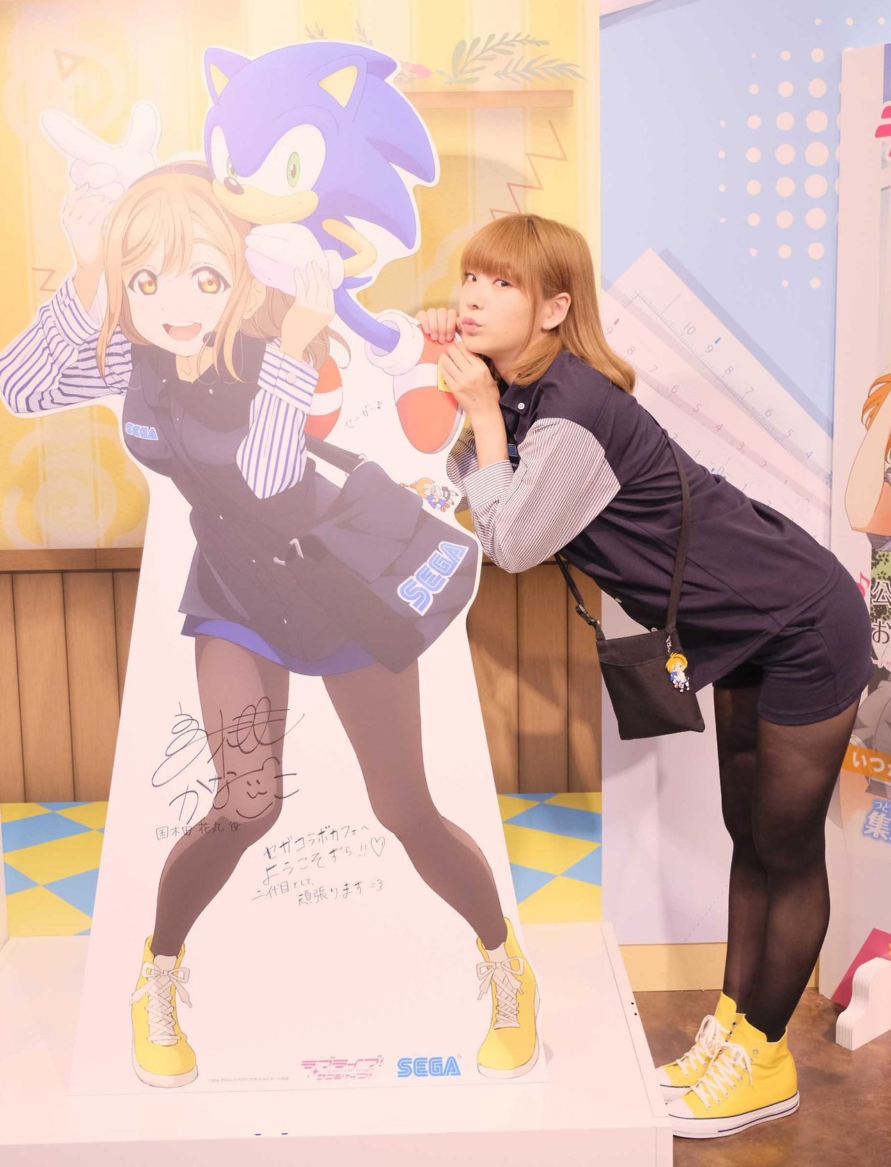 loveliive: Hanamaru’s voice actress, Takatsuki Kanako (King), with Sonic and Hanamaru!!