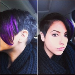 Shorthaired:  Fresh Cuts! Color By Me :) Http://Thereverieinrealityy.tumblr.com 