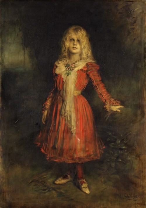 met-european-paintings: Marion Lenbach (1892–1947), the Artist’s Daughter by Franz von L