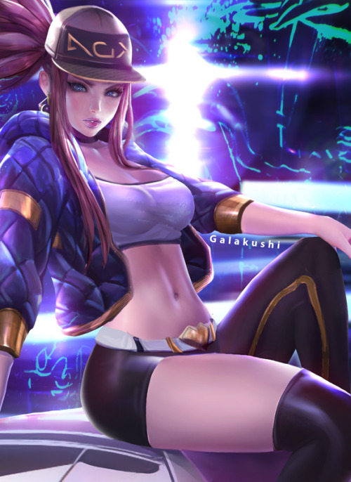galakushi:I painted Akali for fun ! :3