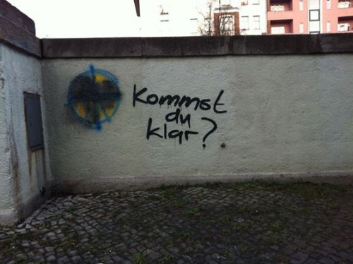 bordsteinpoesie:  Kommst du klar? 