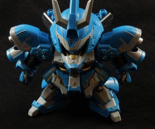 Model: SD Sazabi Azure Gundam (by @r3d5unz)Buy now: Click here to order Base Kit from Amazon.