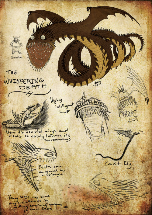 noisulivone:HTTYD’s dragons concep art by IcewayIceway Deviant Gallery