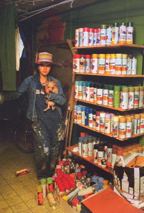 cultivatingcultureblog:  Legendary graffiti artist Lady Pink. http://www.cultivatingculture.com/profiles/lady-pink/ 