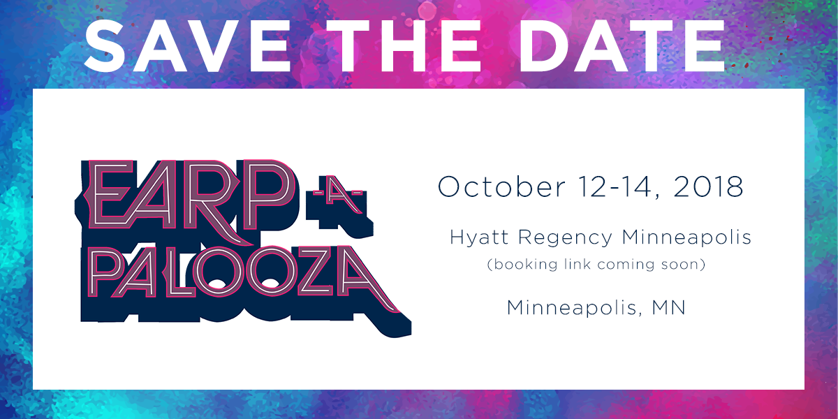 Earp-a-palooza — Earpers - SAVE THE DATE. Earp-a-palooza is coming....