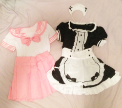 pinkkittenprincess:  cute clothes i got this weekend &lt;3 !