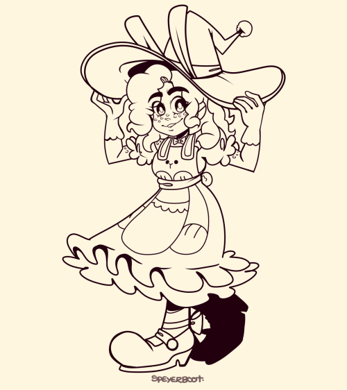 speyerboot: Bunny + Witch = ? Character designed by @hellobeau