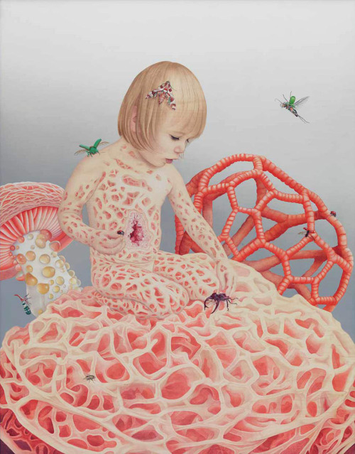 asylum-art: At Joshua Liner Gallery, New Works from Tiffany Bozic. Artist on Tumblr For this work, B